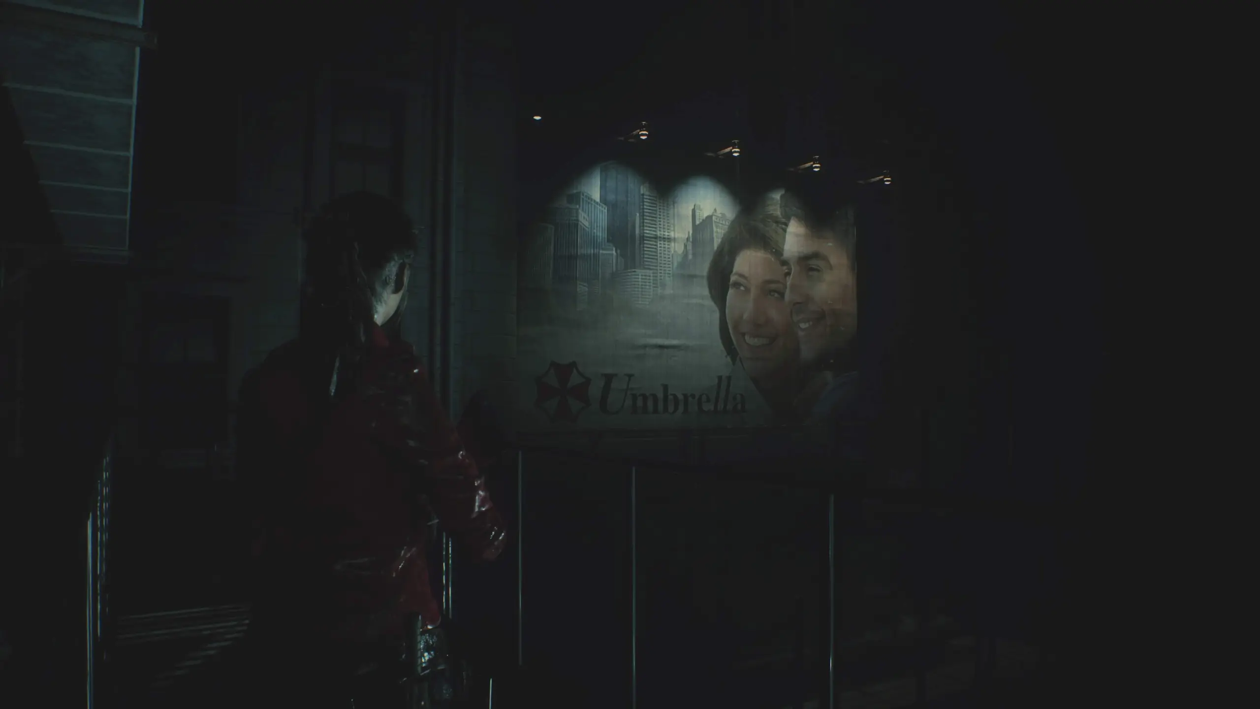 Umbrella advert