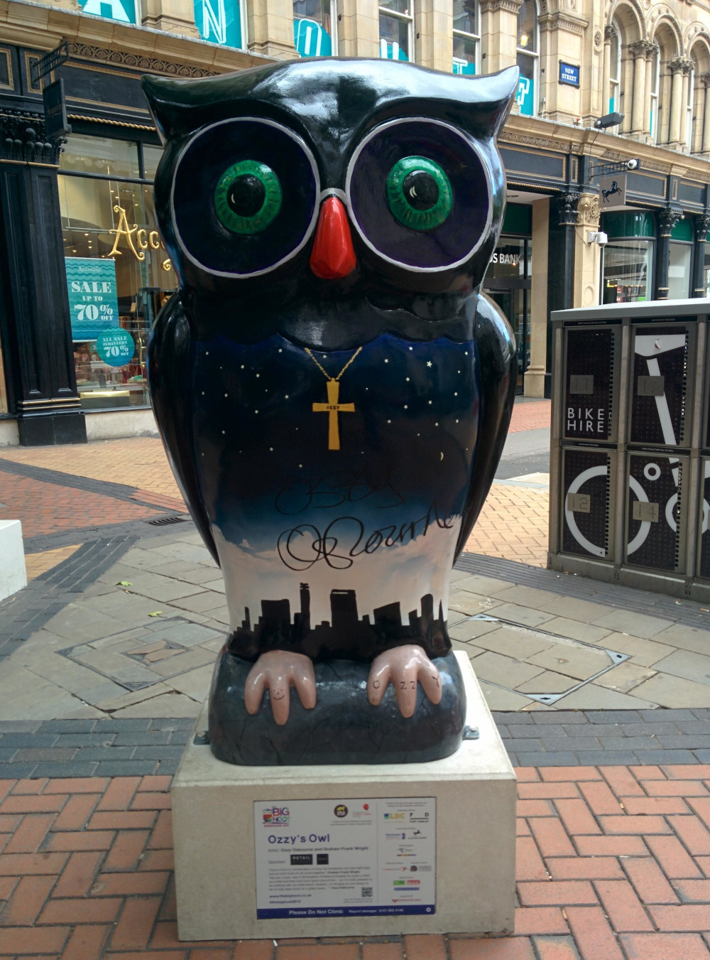 Ozzy’s owl by Ozzy Osbourne and Graham Frank Right