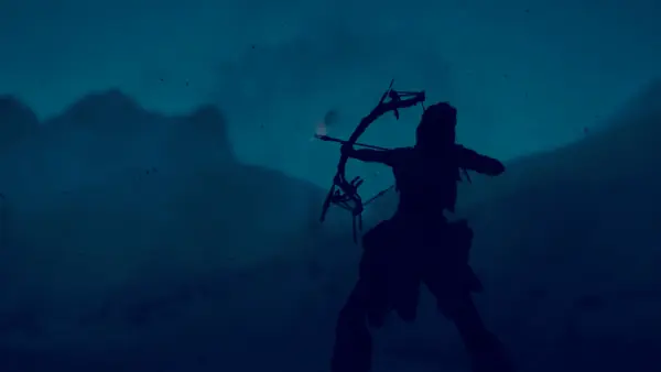Blizzard on the mountain