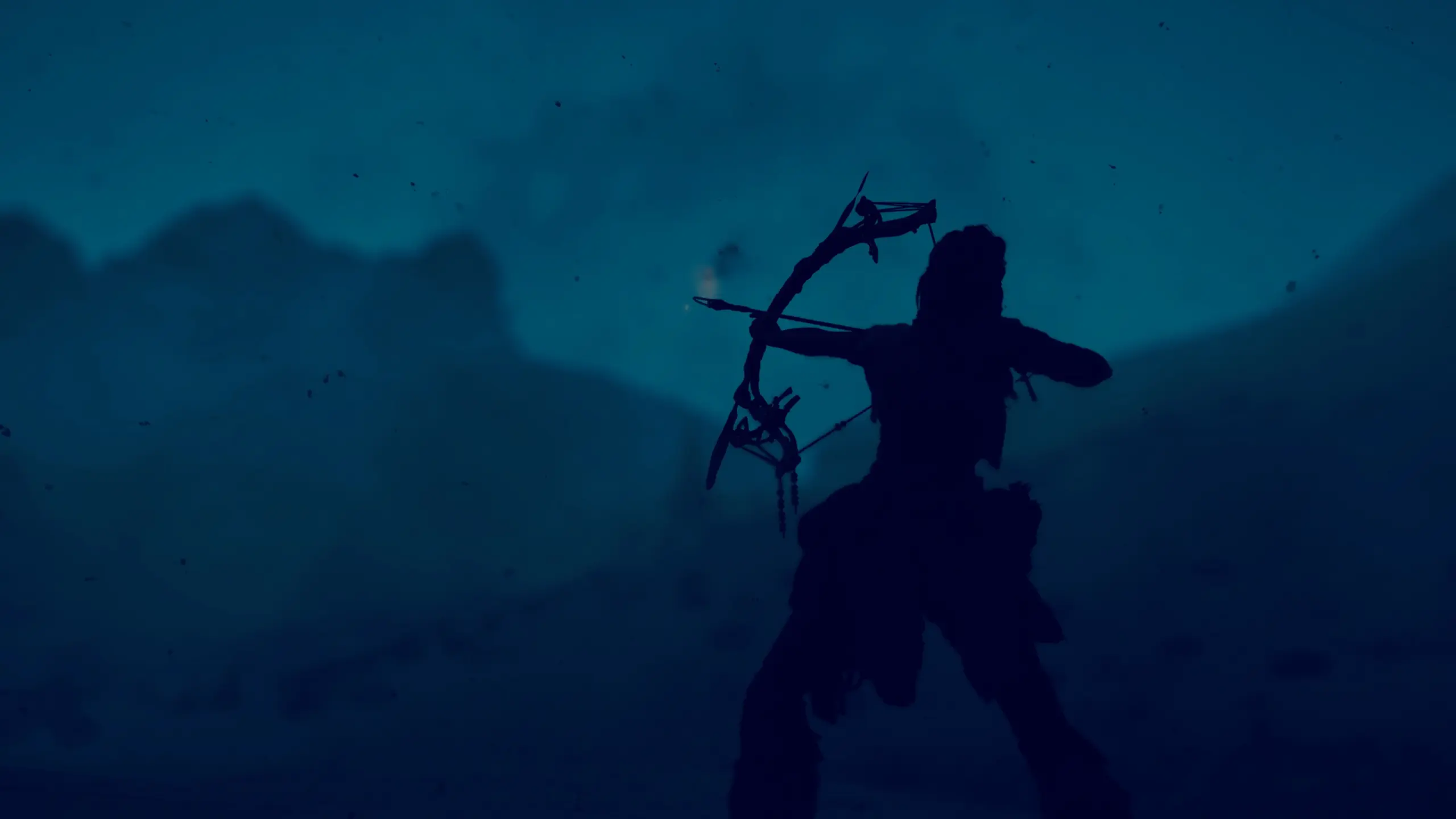 Blizzard on the mountain