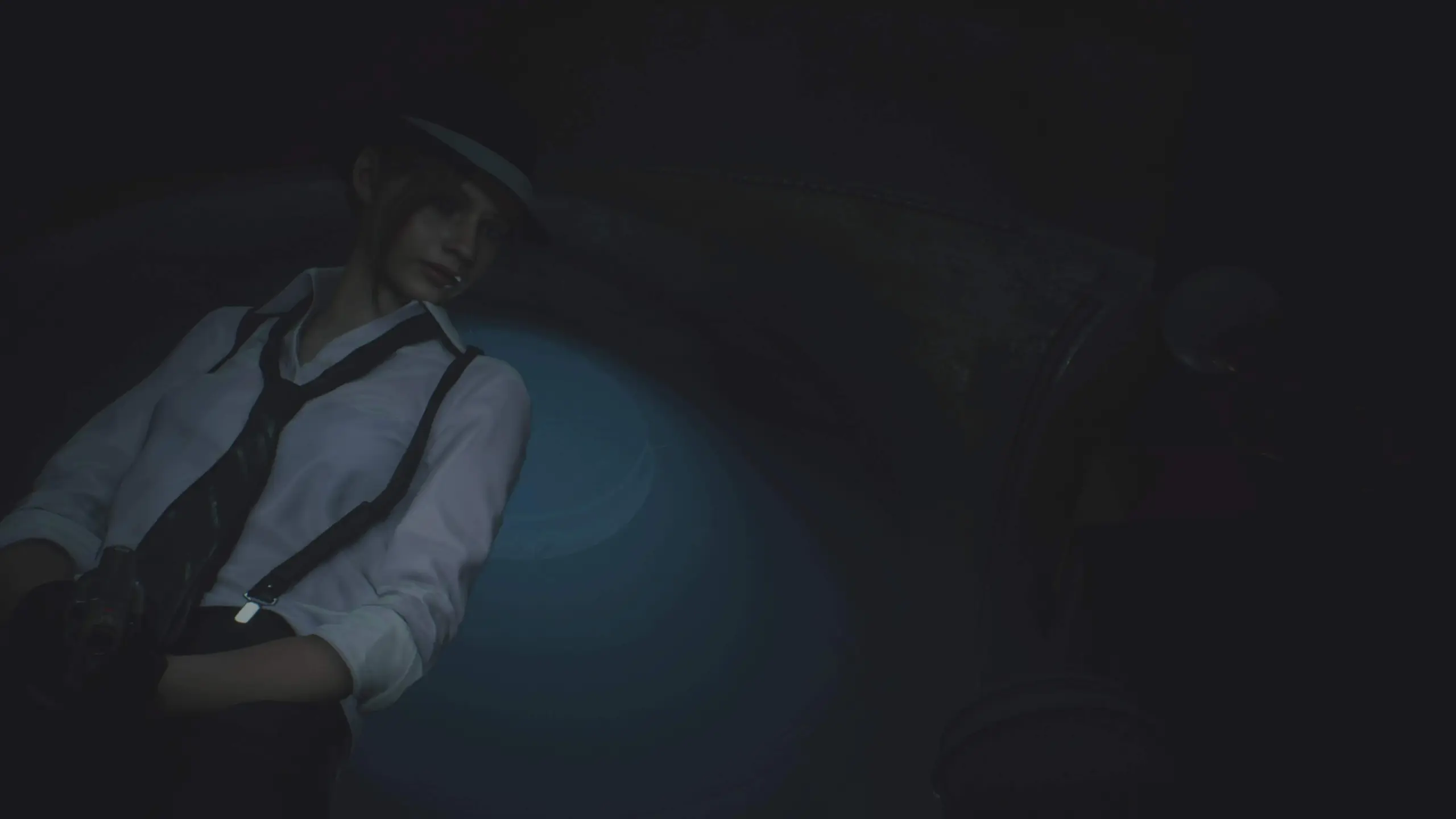 Claire in the dark