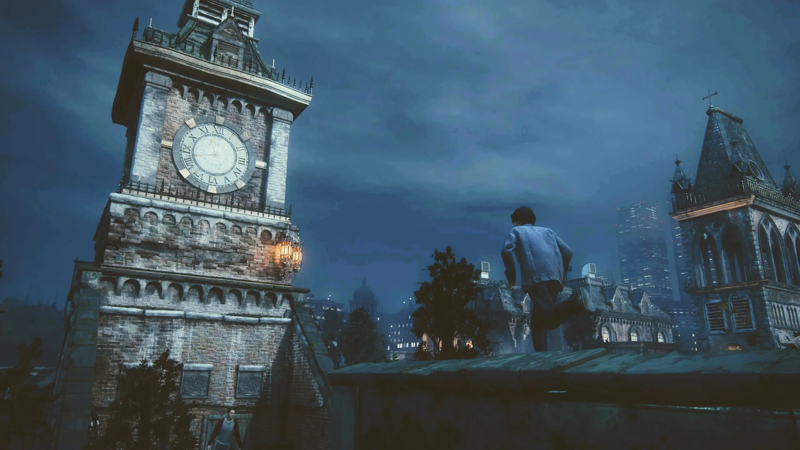 Young Nate and the clocktower