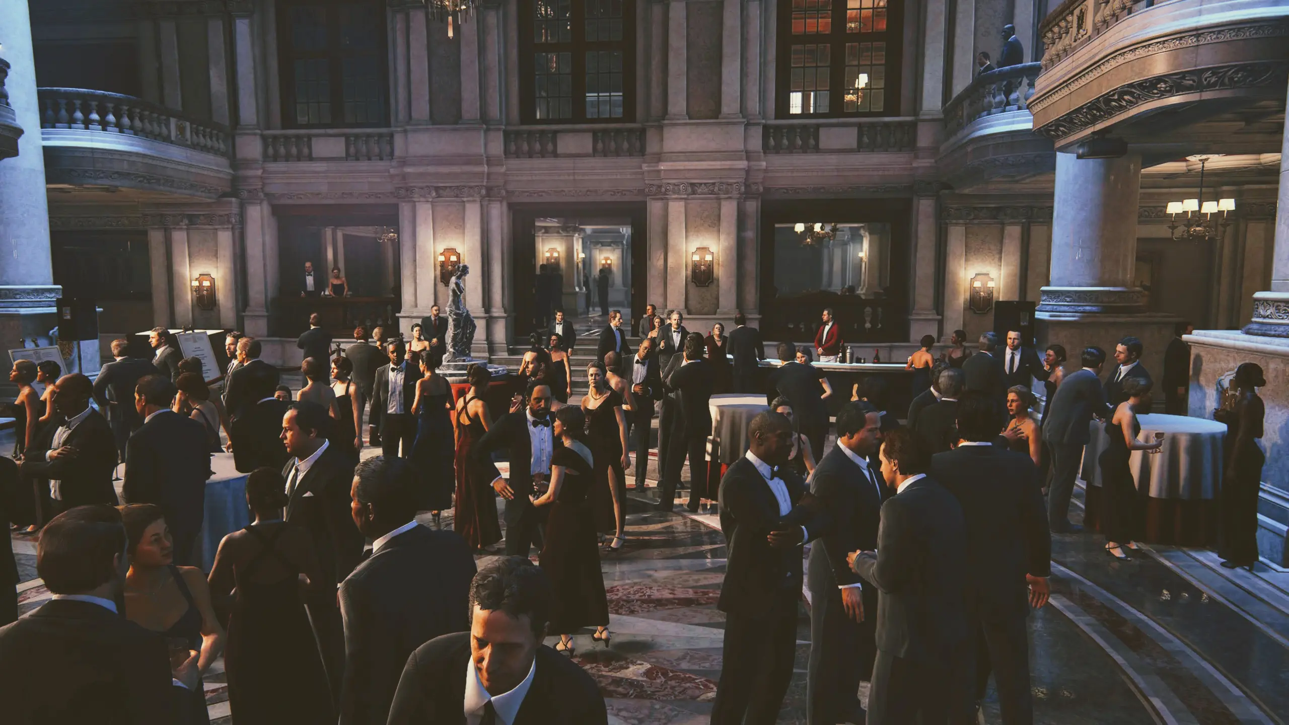 Posh crowd