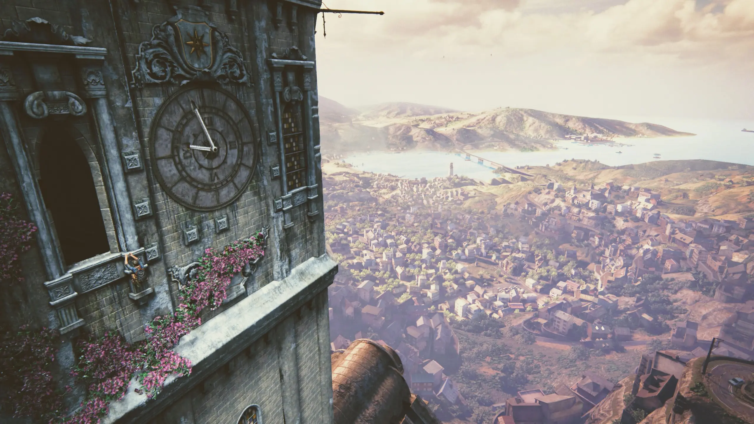 Climbing the clock tower