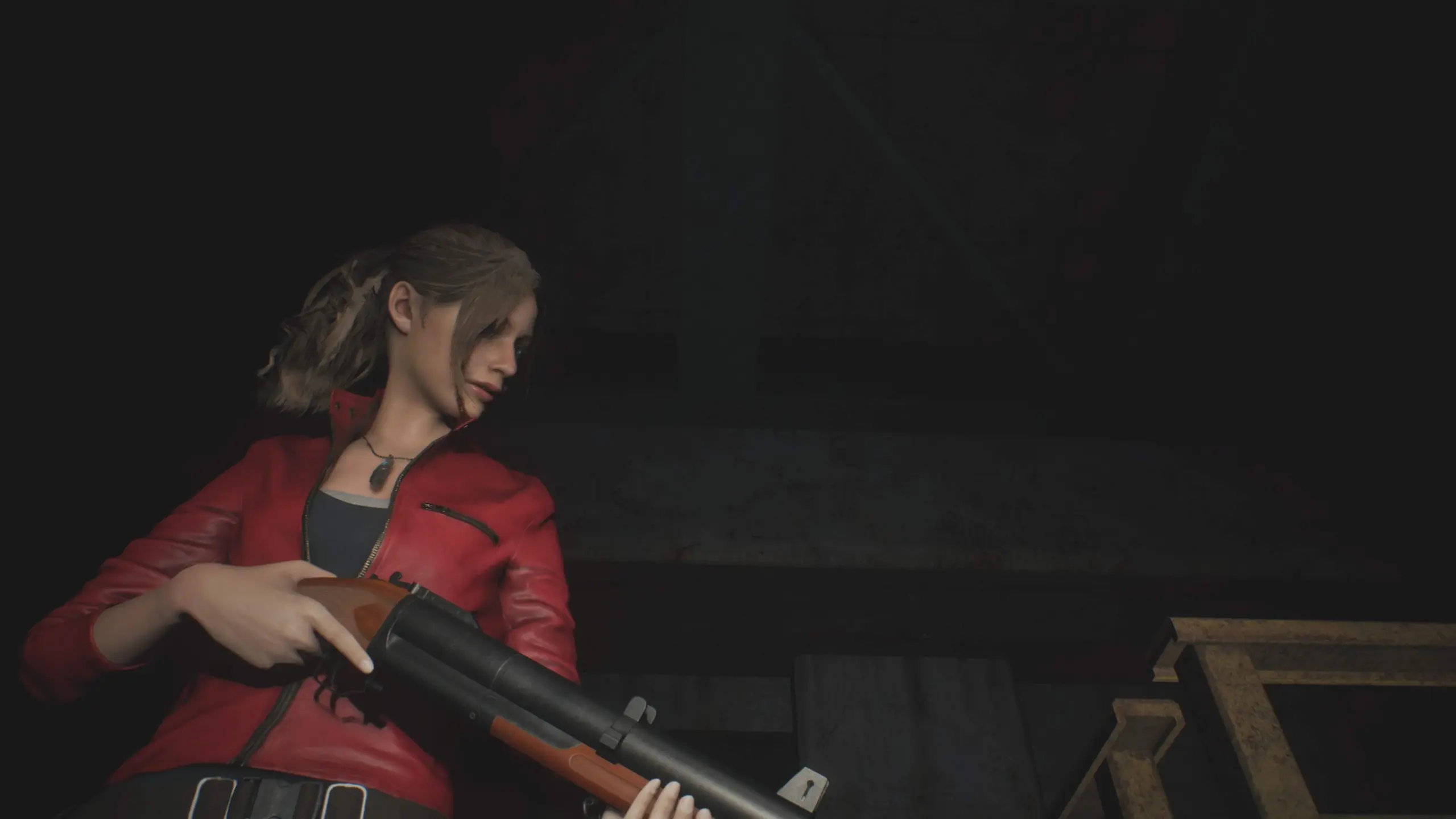 Claire and her launcher