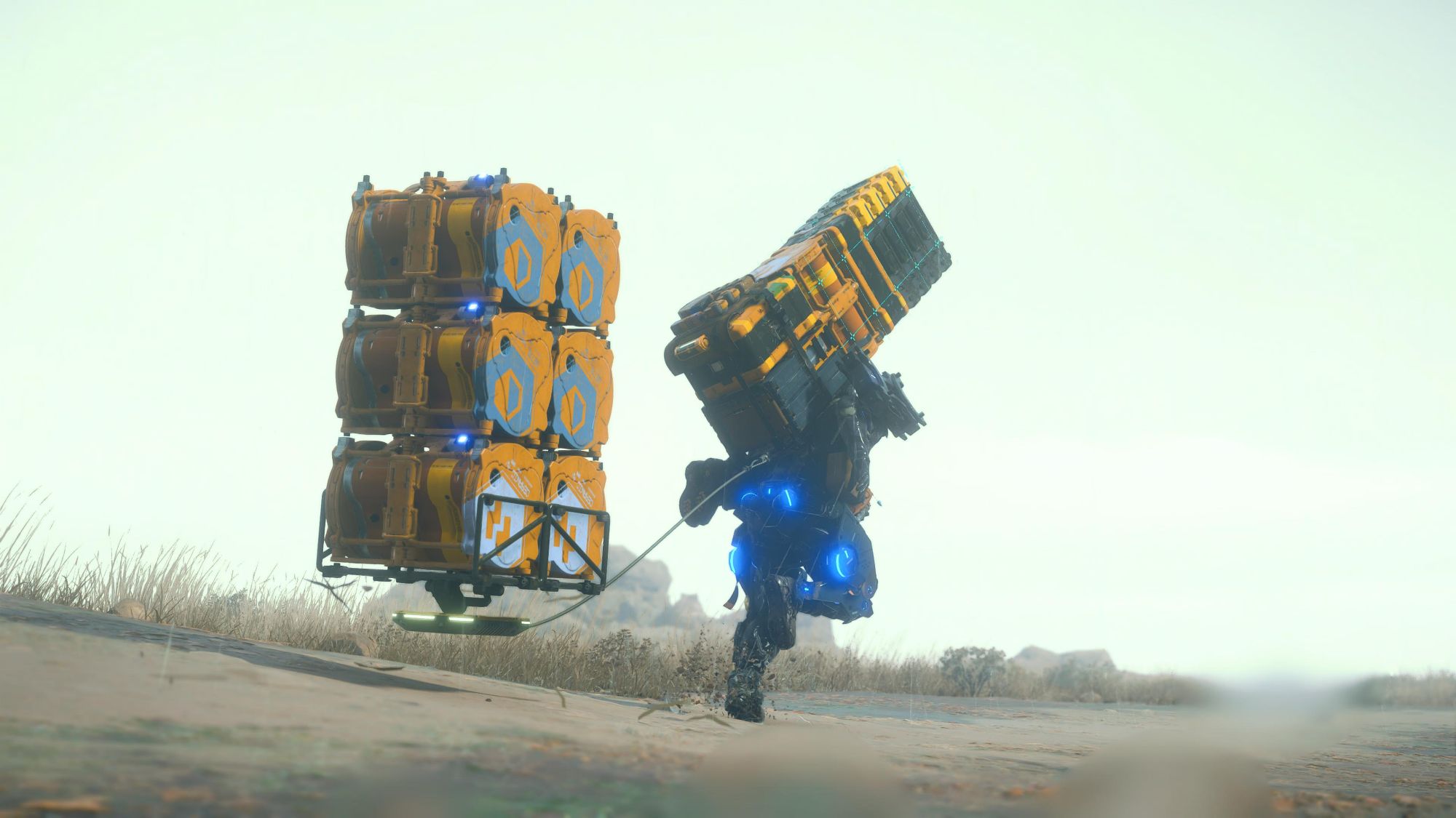 Pulling materials