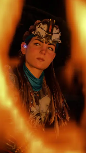 In the fire and the flames